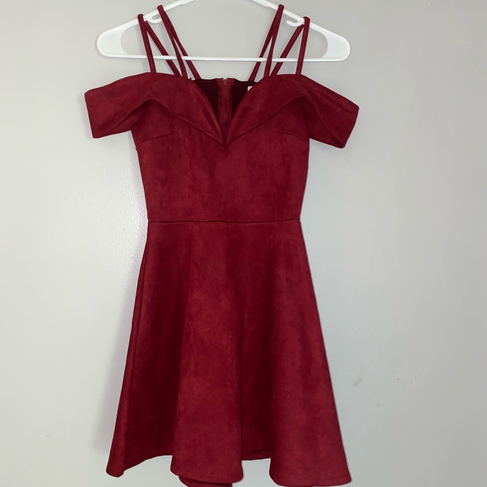 Burgundy Dress